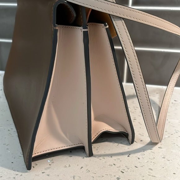 Danse Lente Phoebe Bag Purse Tan & Beige Leather - EUC! - Picture 5 of 13